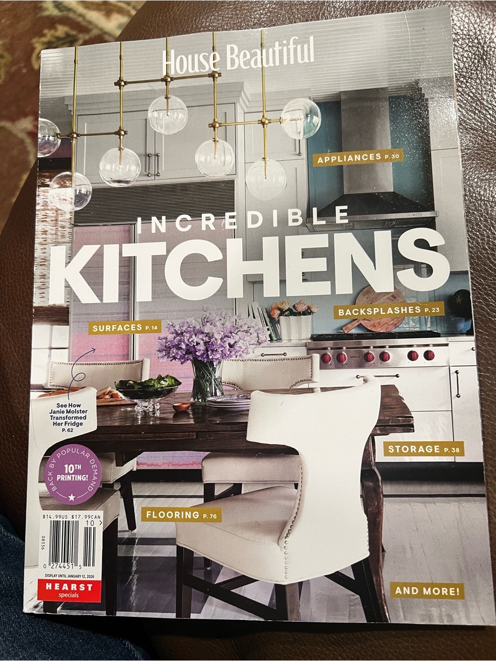"Incredible Kitchens" magazine